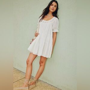 NWT Free People Sandy Shores Babydoll Dress